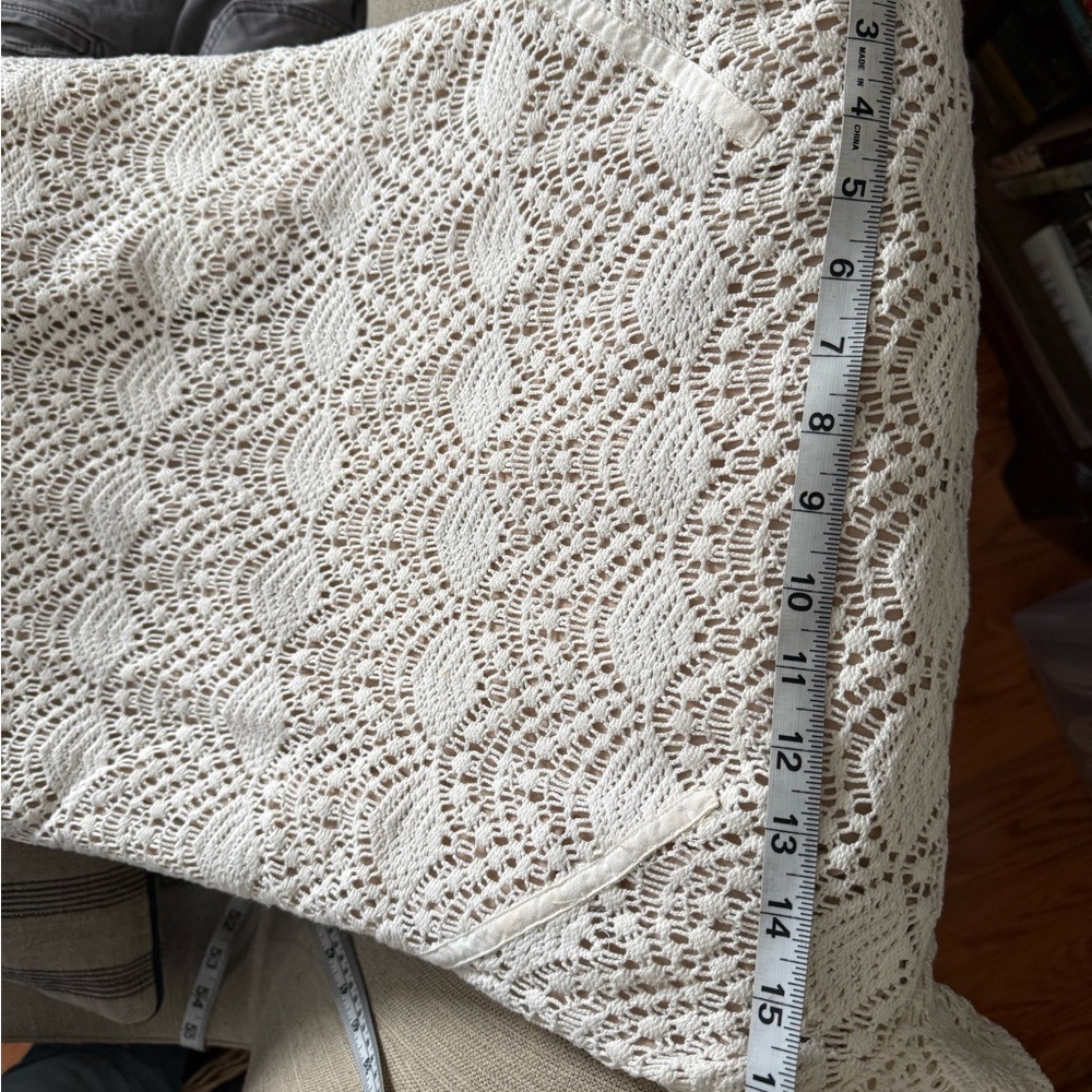 LOFT Ivory Lace Mini Dress - Picture 4 of 5